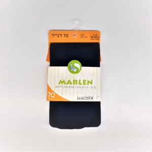 גרביון ילדות 70 דנייר אטום מרלן - כחול, 7-9