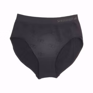 תחתון סנטוני נשים מקסי ללא תפר - שחור, L-XL