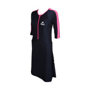 בגד ים טוניקה נשים פס ורוד - 38