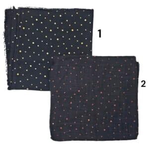 מטפחות ראש מרובעות כותנה עבה נקודות נצנץ#3215