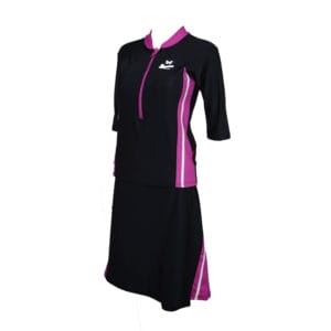 בגד ים נשים צנוע 2 חלקים סגול - 40