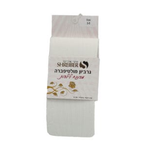 גרביון מולטיפיברה מדוגם במחיר חיסול - 1-3, שחור