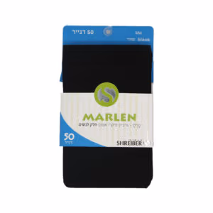 גרביון 50 דנייר מרלן לנשים - S/M, שחור