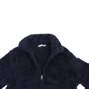 ג’קט פליז רוכסן כחול כהה - 16