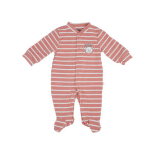 אוברול BABY פליז חורף במגוון צבעים - 6-9, ורוד-עתיק