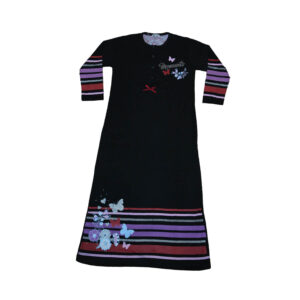 כותונת לילה נשים מעבר קיץ  - M, שחור