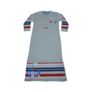 כותונת לילה נשים מעבר קיץ  - S, אפור-בהיר