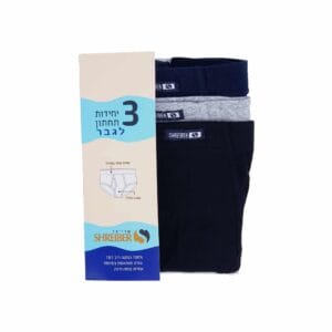 תחתון גבר חלק שלישיה צבעוני - S