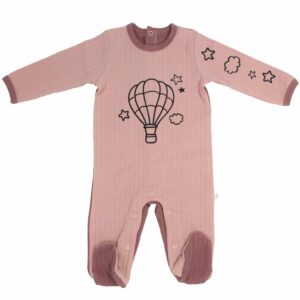 אוברול BABY אינטרלוק  ריב מעבר/קיץ - 0-3