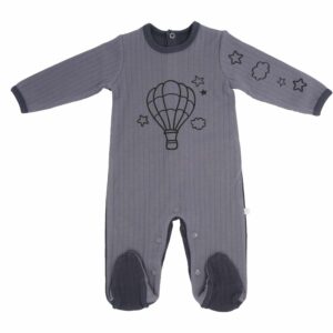 אוברול BABY אינטרלוק  ריב מעבר/קיץ - 0-3