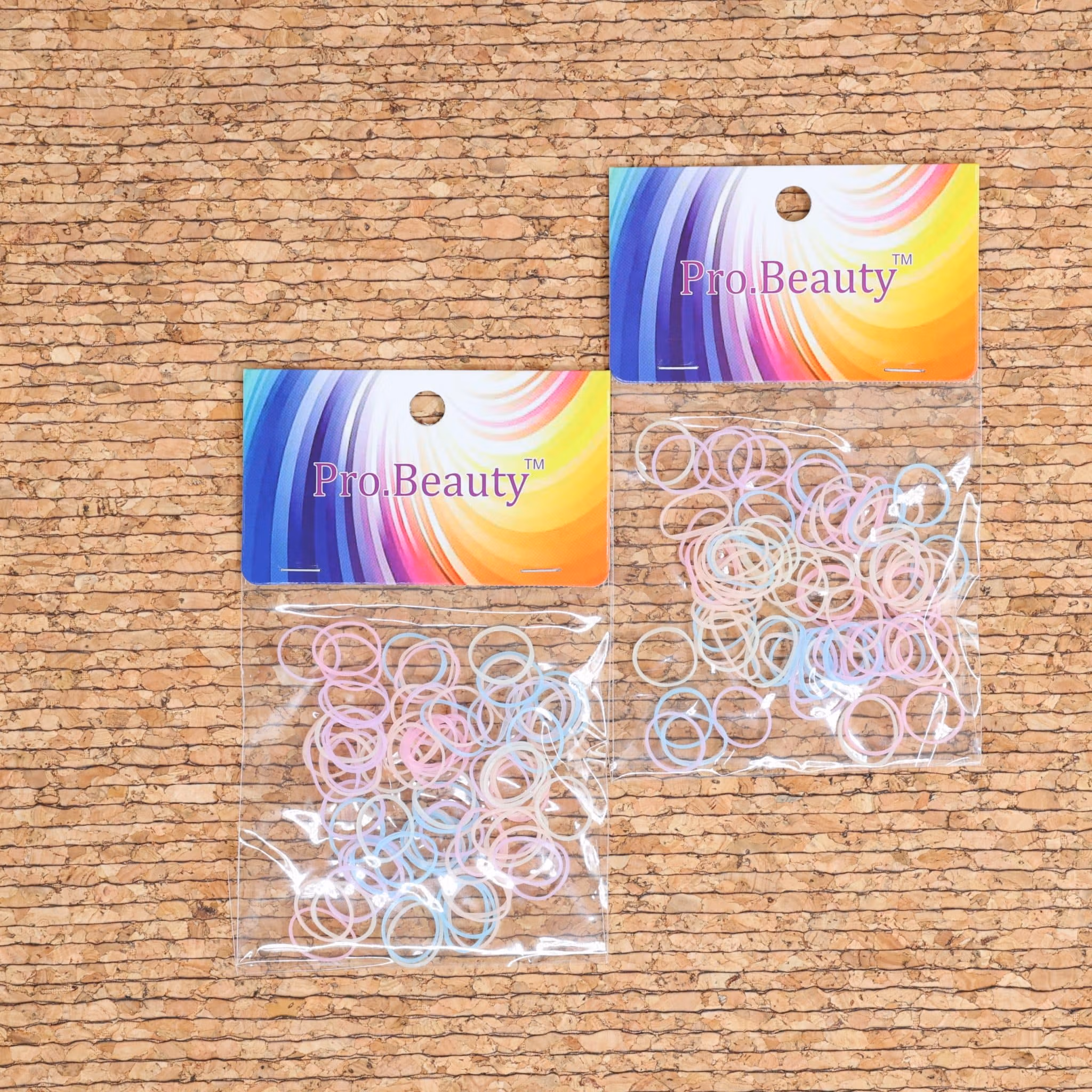 גומיות שיער סיליקון קטנות שקוף צבעוני איכותי
