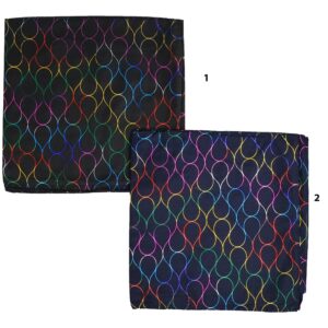 מטפחות ראש מרובעות כותנה דק דיגום מחליף צבעים #1888 - 1