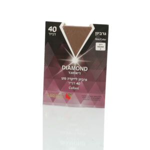 מארז שישיה גרביון 40 דנייר DIAMOND - נטורל, 4
