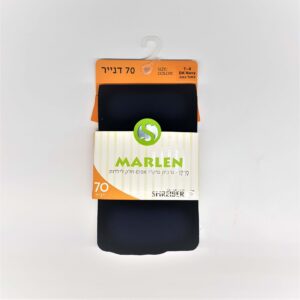 גרביון ילדות 70 דנייר אטום מרלן - כחול, 5-7