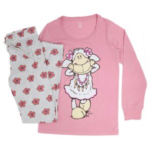 פיג'מה לנשים טריקו קיץ ניקי - XS