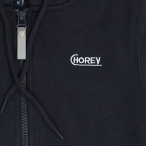 ג'קט קפוצ'ון פוטר כחול כהה חלק עם כובע חורב - 6