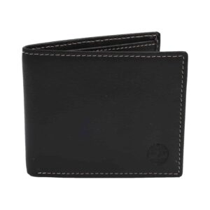 ארנק עור לגבר TIMBERLAND חום כהה/שחור - חום-כהה