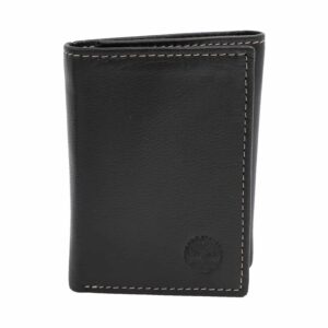 ארנק עור לגבר TIMBERLAND חום כהה/שחור - חום-כהה