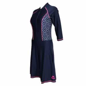 בגד ים נשים צנוע טוניקה בסיס כחול כהה - 38