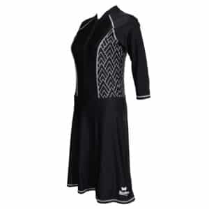 בגד ים נשים צנוע טוניקה בסיס שחור - 48