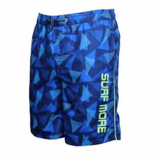 בגד ים ילד קצר משולשים כחול - 16