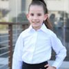 ⁦חולצת ראש חודש לבית ספר לבן יהלומים⁩ – תמונה ⁦2⁩