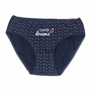 תחתון נשים כותנה לייקרה - M, כחול-כהה