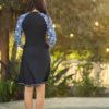 ⁦בגד ים נשים צנוע טוניקה עם הדפס⁩ – תמונה ⁦2⁩