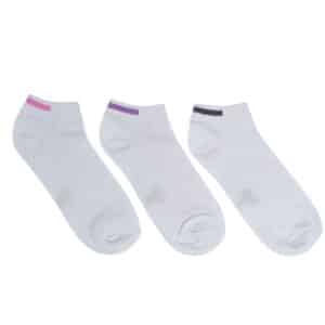 גרביים קצרות לנשים לבן פס צבע