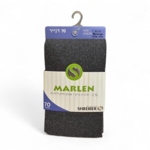 גרביון ילדות 70 דנייר מרלן אפור מלאנג'