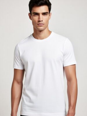 גופיה גבר פרימיום שרוול קצר קיץ עגול