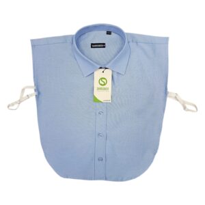 ליבית צווארון מכופתר תכלת