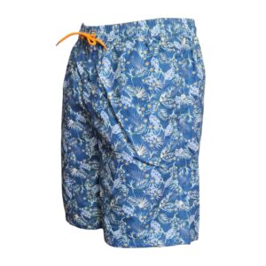 בגד ים ילד קצר תכלת מודפס - 10