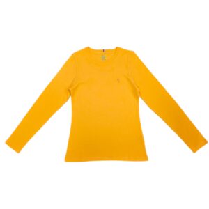 חולצת טישרט כותנה נערות/ נשים כתום