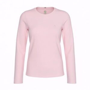 חולצת טישרט כותנה נערות/ נשים ורוד בייבי - 18